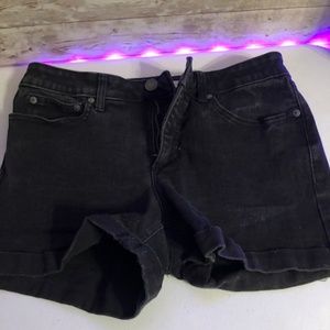 Lauren Conrad black denim shorts